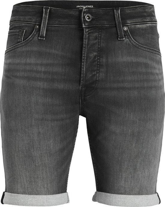 Jack & Jones Broek Jjirick Jjicon Shorts Ge 612 I.k Sn 12223681 Black Denim Mannen Maat - S