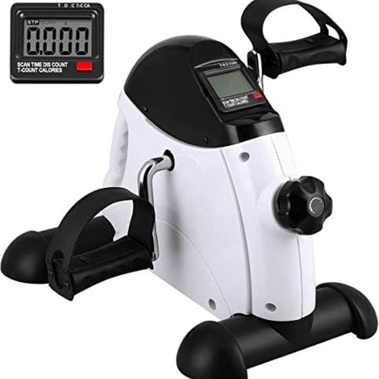 Mini Stepper Elliptique 3 En 1 Avec écran LCD - Appareil Fitness Maison Jusqu'à 150 Kg, Avec Sangles De Résistance