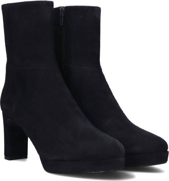 Unisa Meque Enkellaarsjes Enkelboots met rits Dames Blauw Maat 40 bol