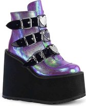 Demonia Enkellaars -42 Shoes- SWING-105 Paars