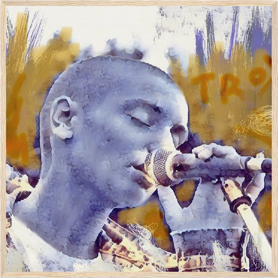Sinead O Connor Poster | Sinéad O'Connor poster 50 x 50 cm| Geschikt om in te lijsten