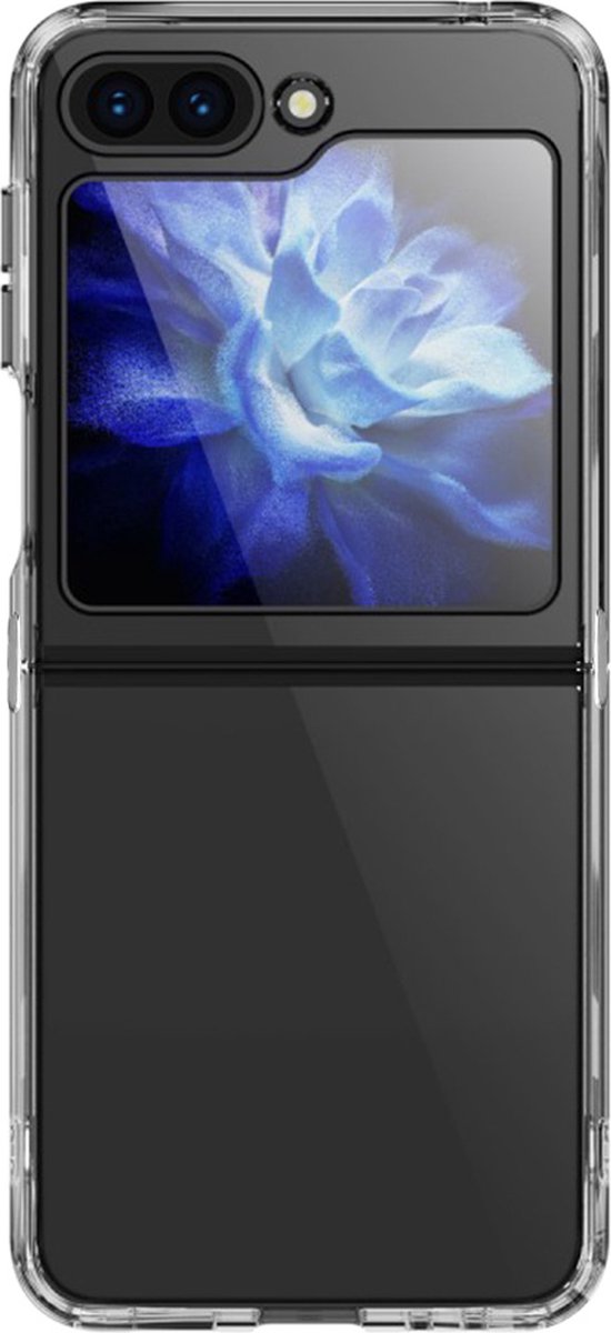 Hard/TPU Cover Hoesje voor de Samsung Galaxy Z Flip5 Transparant