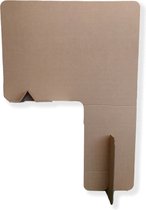Kartonnen Tussenschot voor Horeca en Kantoor - Bureau Wand - 100 x 140 cm - Scheidingswand - KarTent
