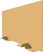 Kartonnen Tussenschot voor Horeca en Kantoor - Basic Laag - 170cm x 70cm - Scheidingswand - KarTent
