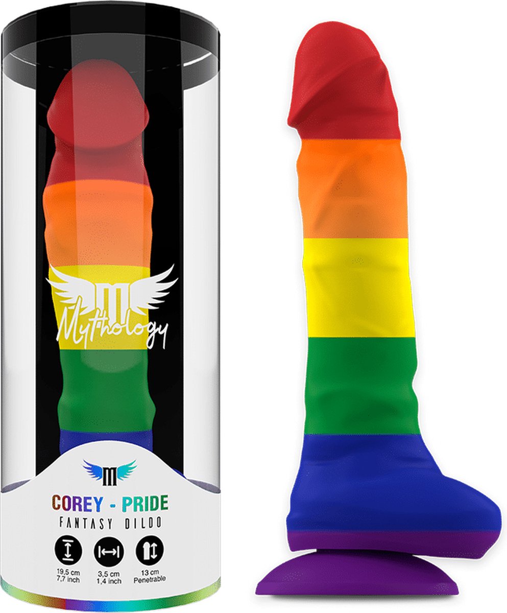 MYTHOLOGY FANTASY DILDO | Mythology Corey Pride Dildo L | Dildo | Sex Toy for Woman | Sex Toy for Couple | Unique Dildo | Best Dildo