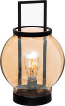 LED-lamp Lantarn Amber – Werkt op batterijen (incl. lamp) – H31,5 cm