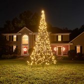Fairybell LED Kerstboom voor buiten inclusief mast - 4 meter - 640 LEDs - Warm wit