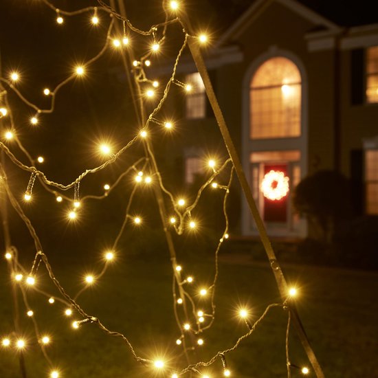 Fairybell LED Buiten Kerstboom voor in de vlaggenmast - 6 meter - 1200LEDs - Warm wit - Fairybell