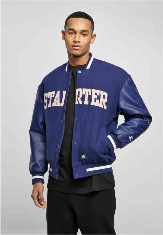 Starter Black Label - Veste Team College - S - Bleu foncé