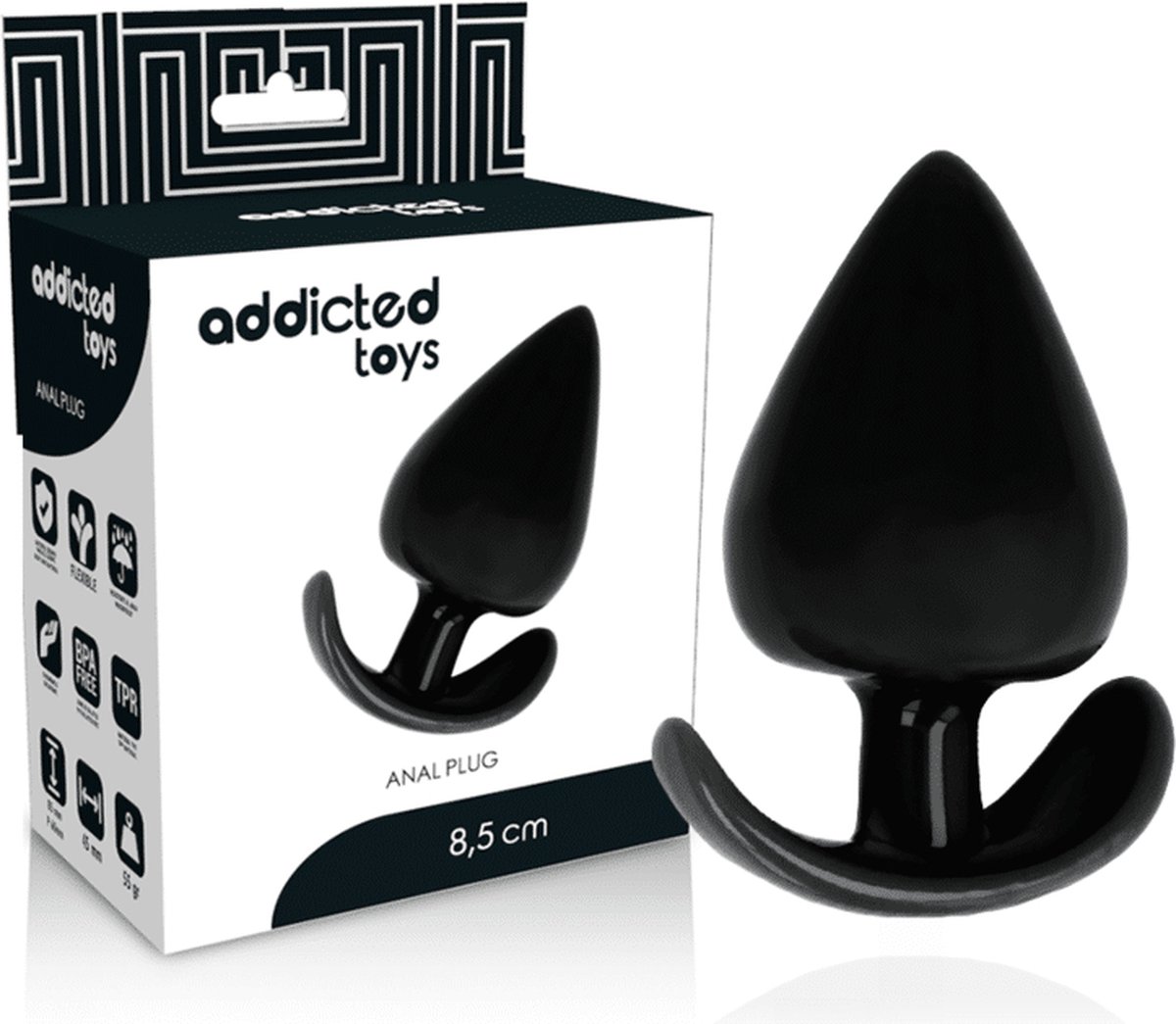 Goedkoopste ADDICTED TOYS | Addicted Toys Anal Plug 8.5cm | Sex Toy for Couple | Buttplug | Sex Toy for Man | Sex Toy