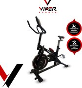 Bol.com Viper Sports ZeusBike – Spinning – Indoorfiets – Met Computer – Inclusief bidon - 98 x 49 x 105 cm - Zwart/Rood aanbieding