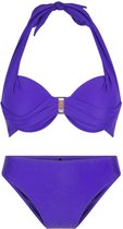 LingaDore - Violet Halternek Bikini Set - maat 36B - Paars