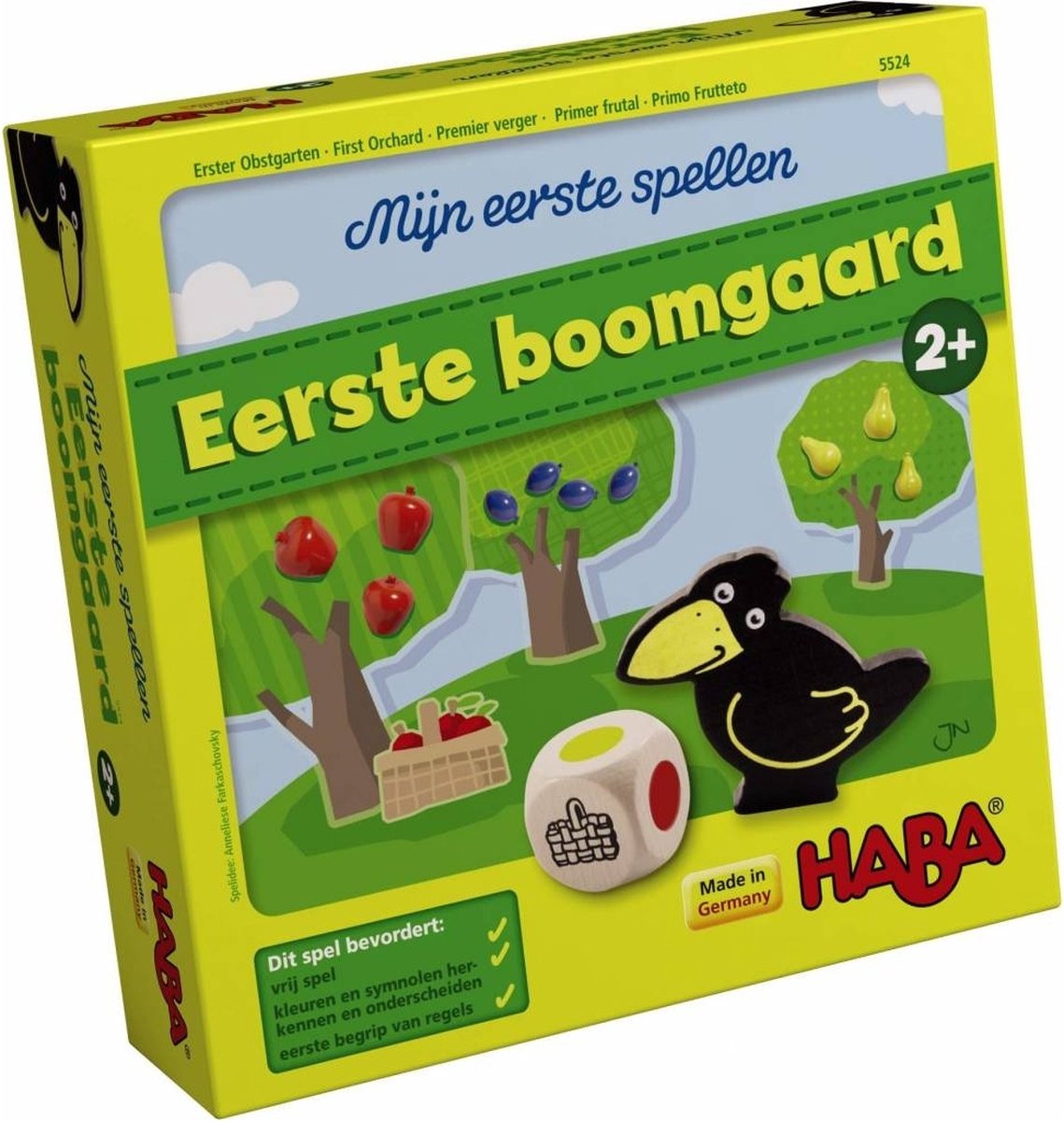 Haba Mijn Eerste Spellen - Eerste Boomgaard - kinderspel - Haba