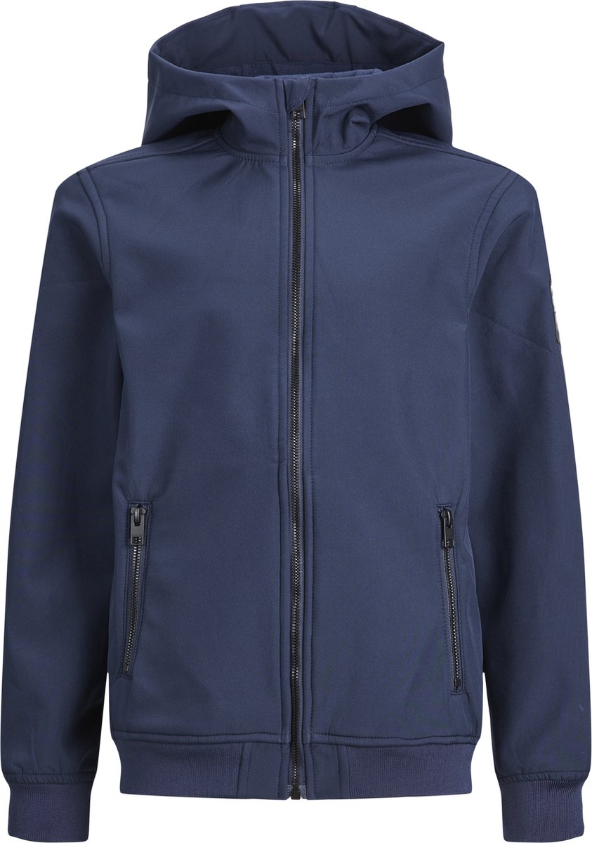 JACK & JONES JJEBASIC Softshell Hood NOOS Herenjas, Navy Blazer, L, navy blazer, L