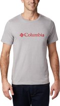 Columbia CSC Basic Logo™ Short Sleeve T-Shirt - Shirt Heren - T-Shirt Korte Mouwen - Grijs - Maat L