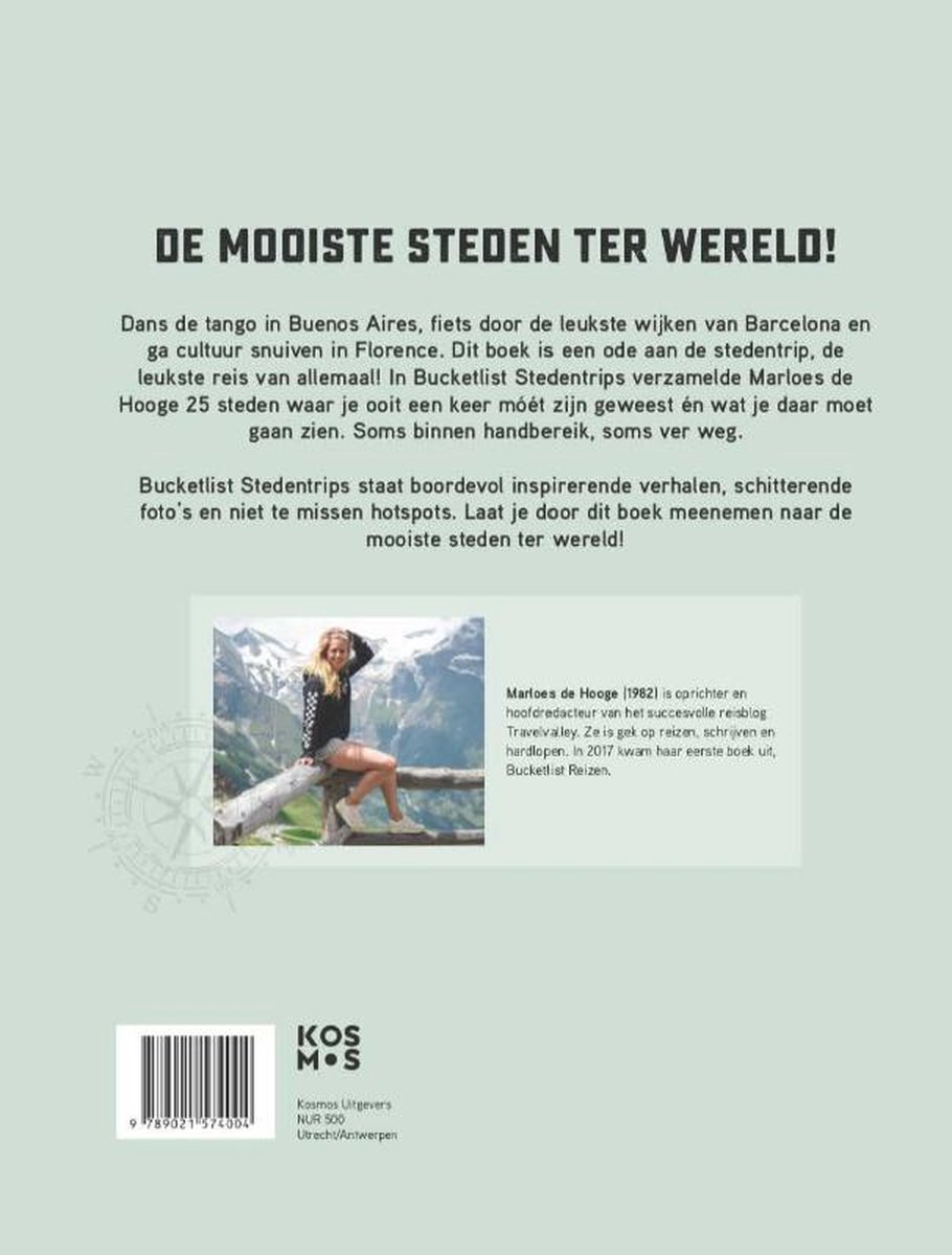 Bucketlist stedentrips - back cover