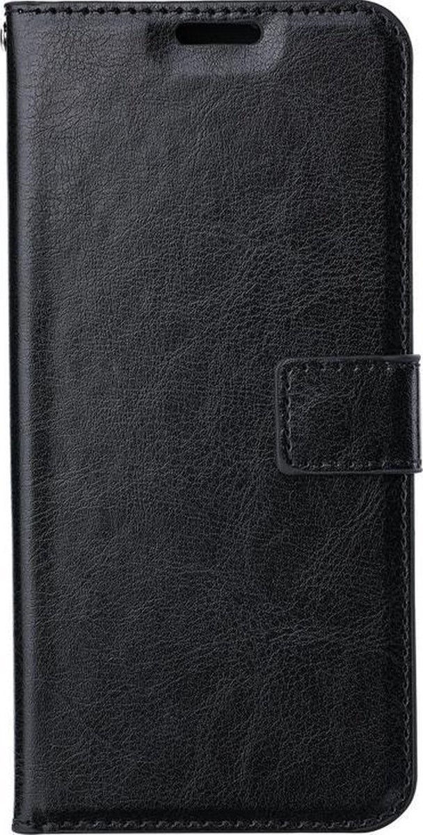 LuxeBass Telefoon Wallet Bookcase voor Xiaomi Redmi 9 ? Portemonnee telefoonhoesje voor Bankpassen ? Hoesje voor Xiaomi Redmi 9 ? Kunstleer ? Siliconen Houder ? Magnetische sluiten- Zwart - bookcase - boekhoesje - book case - boek hoesje