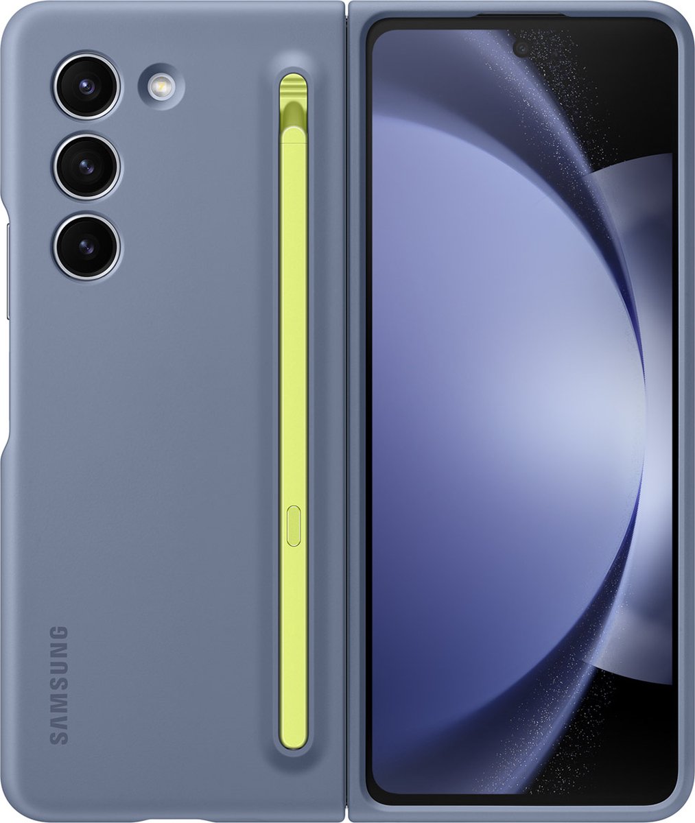 Samsung Galaxy Z Fold 5 Back Cover met S Pen Blauw Samsung Galaxy Z Fold 5 Back Cover met S Pen Blauw
