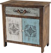 Funchal ladekast Shabby-look kast, vintage, 84x80x40cm