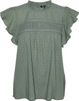 VERO MODA VMTRINE SL LACE TOP WVN GA NOOS Dames Top - Maat L