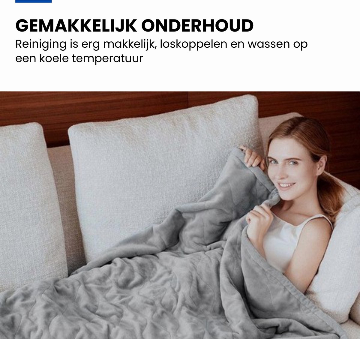 Oneiro's WARMY Elektrische Deken 180 x 130 cm met Verhitting - afbeelding 2