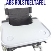Allernieuwste.nl® Rolstoeltafel - Eettafel voor rolstoel - ABS Invalidenwagen Opzet Tafel - Grijs 58x52cm