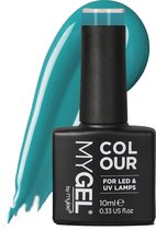 Mylee Gel Nagellak 10ml [The Real Teal] UV/LED Gellak Nail Art Manicure Pedicure, Professioneel & Thuisgebruik [Blue Range] - Langdurig en gemakkelijk aan te brengen