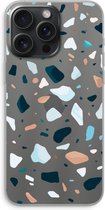 Case Company® - Hoesje geschikt voor iPhone 15 Pro Max hoesje - Terrazzo N°13 - Soft Cover Telefoonhoesje - Bescherming aan alle Kanten en Schermrand