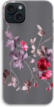 Case Company® - Hoesje geschikt voor iPhone 15 Plus hoesje - Mooie bloemen - Soft Cover Telefoonhoesje - Bescherming aan alle Kanten en Schermrand