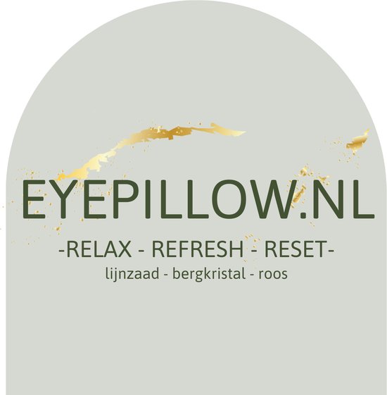 Eyepillow black cotton. Roos & bergkristal — afbeelding 3