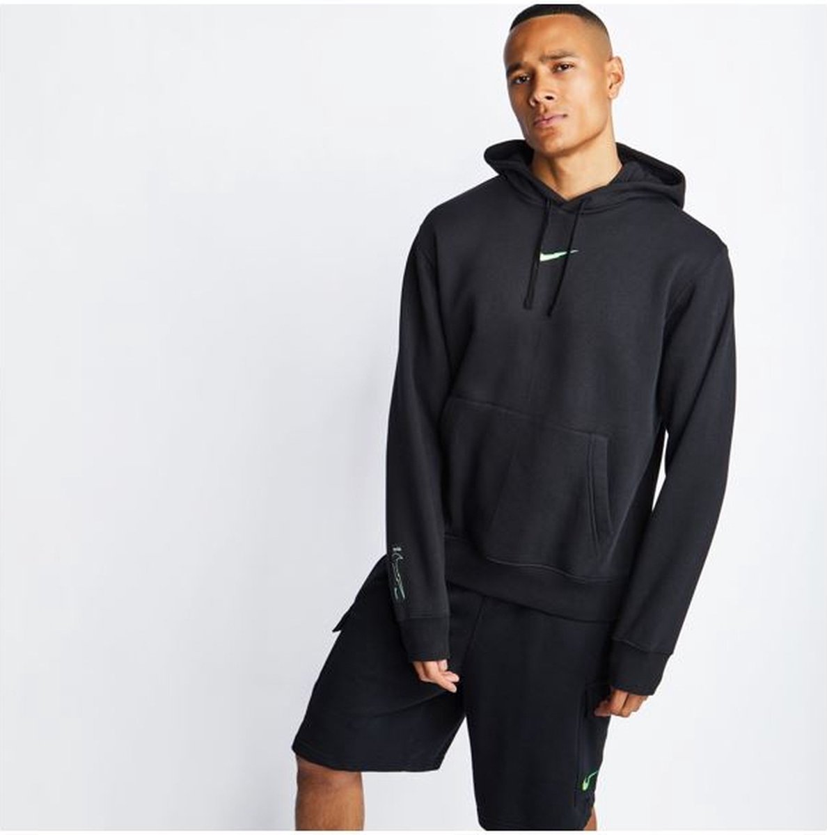 Nike Sportswear Mens Pullover Hoodie Zwart