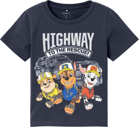 NAME IT NMMARIO PAWPATROL SS TOP CPLG Jongens T-shirt - Maat 92