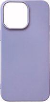 Casemania Hoesje Geschikt voor Apple iPhone 15 Pro Paars - Liquid Siliconen Back Cover