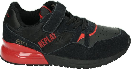 Replay Shoot Jr Lage sneakers - Jongens - Zwart - Maat 33