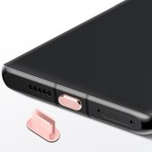 Cadorabo Beschermkap geschikt voor USB C in ROSE GOUD - Stof Beschermende Stekker geschikt voor Laadpoort Stofdicht
