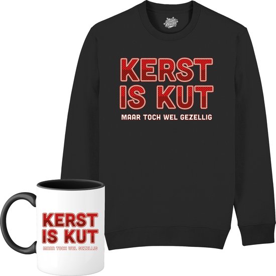 Kerst is kut, maar wel gezellig Foute Kersttrui Kerstcadeau Dames