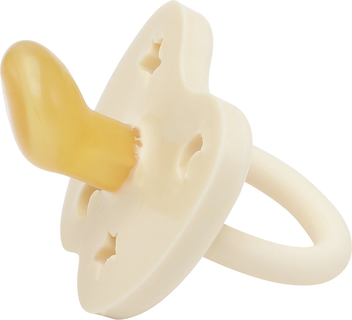 Goedkoopste HEVEA - Fopspeen - Orthodontisch - Milky White - 3-36 mnd - 100 natuurrubber