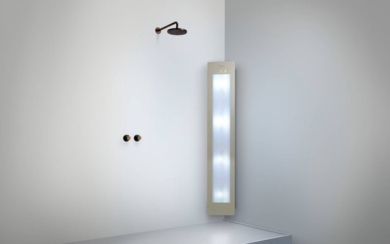 Foto: Sunshower plus l opbouw hoek met infrarood licht en uv licht sand white bewezen gezondheidsvoordelen