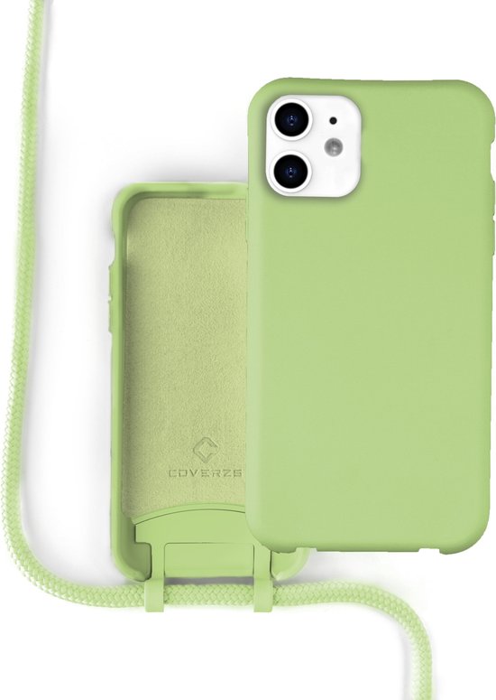 Coque iPhone 11 Hand Strap Vert Clair