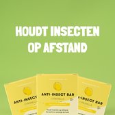 Anti-Insect Bar Citronella | Handgemaakt in Nederland | 100% biologisch afbreekbare verpakking