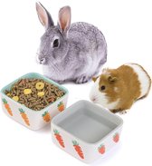Hamster accessoires kom voederschaal voederdispenser voor kooi hamster voerbak bakken keramische schaal