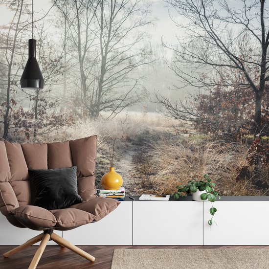 Papier peint photo Forêt dans la brume - Papier peint non tissé - 520 x 318 cm