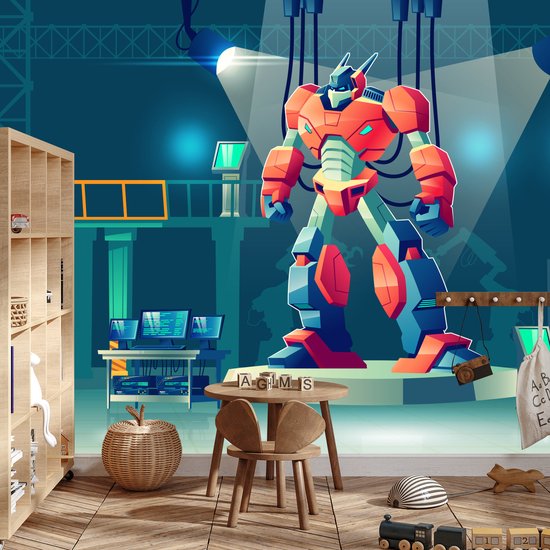 WTD Mantiburi Papier Peint Photo Non Tissé Motif Roue Motrice