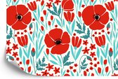 Fotobehang Klaprozen Bloemen