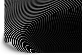 Fotobehang Of The Gray Pattern Of Lines . Eps10. - Vliesbehang - 460 x 300 cm