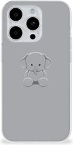 Telefoonhoesje Geschikt voor iPhone 15 Pro Hippe Hoesjes Baby Olifant