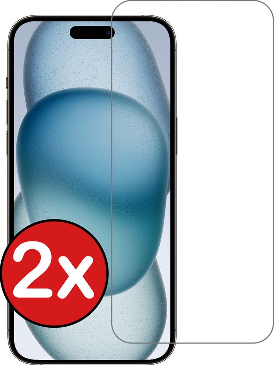 Screenprotector Geschikt voor iPhone 15 Pro Screenprotector Glas