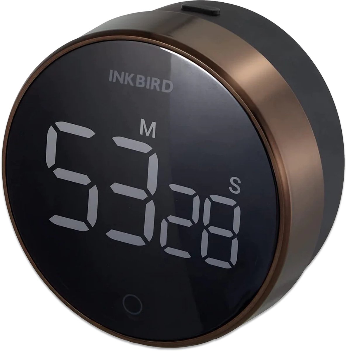INKBIRD Digitale magnetische oplaadbare timer, Alarmproductiviteitstimer met 3 niveaus voor klaskantoor, Grote LED Countdown Smart Timer IDT-01 voor kinderen, volwassenen, keuken, leraar