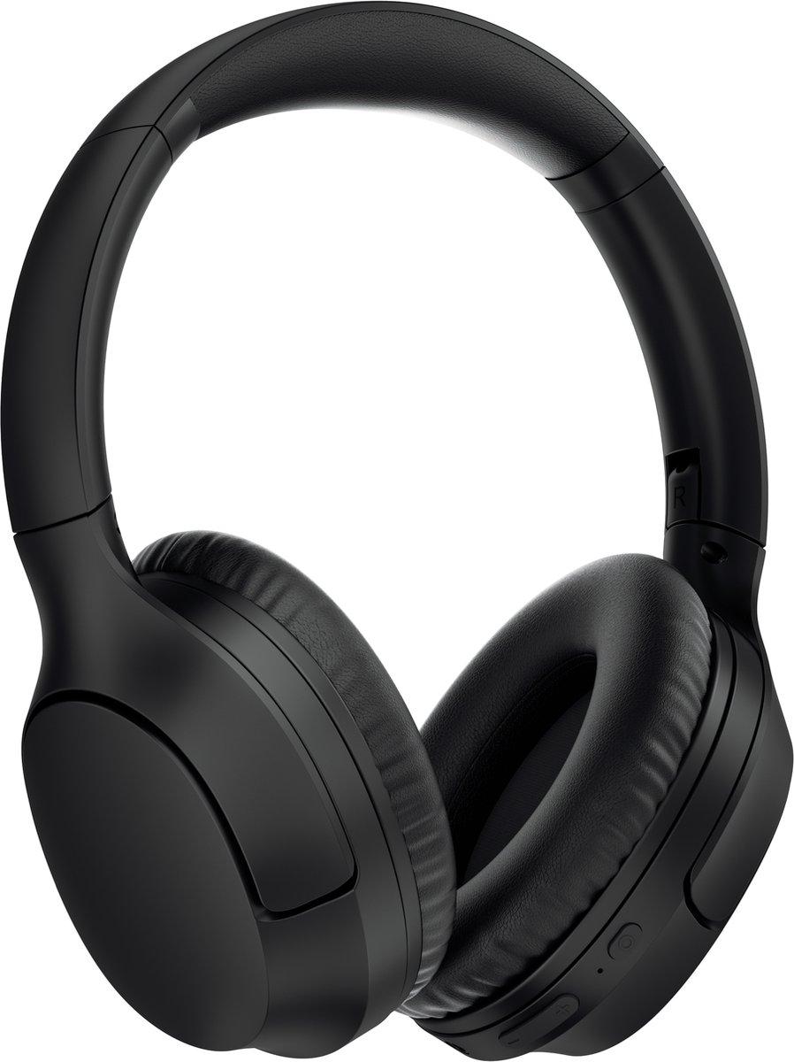 Over Ear Koptelefoon Draadloos - Draadloze Headset met Microfoon - Bluetooth 5.3 - 60 Uur Batterij - Inklapbaar - ENC Kristalheldere Gesprekken - Bluetooth Headset - Zwart