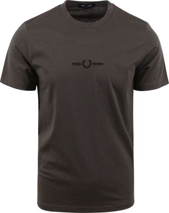 Fred Perry - T-shirt M4580 Mid Groen - Heren - Maat XXL - Modern-fit